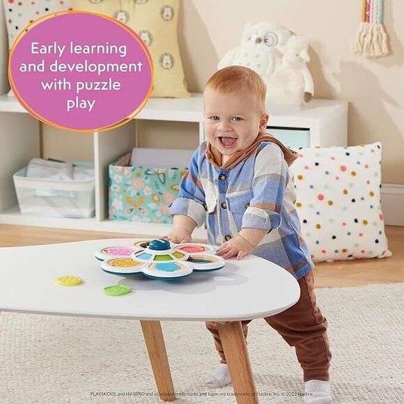 PLAYSKOOL Little Wonders Spin-a-Swirl Puzzle Play Learning toy 12+Month - Hasbro - Picture 8 of 12